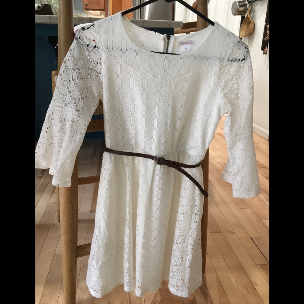 Girls Boho Lace Dress